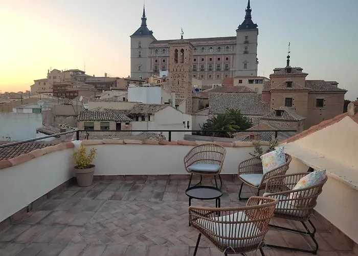 La Casa Toledana - Patio Y Terraza Con Vistas